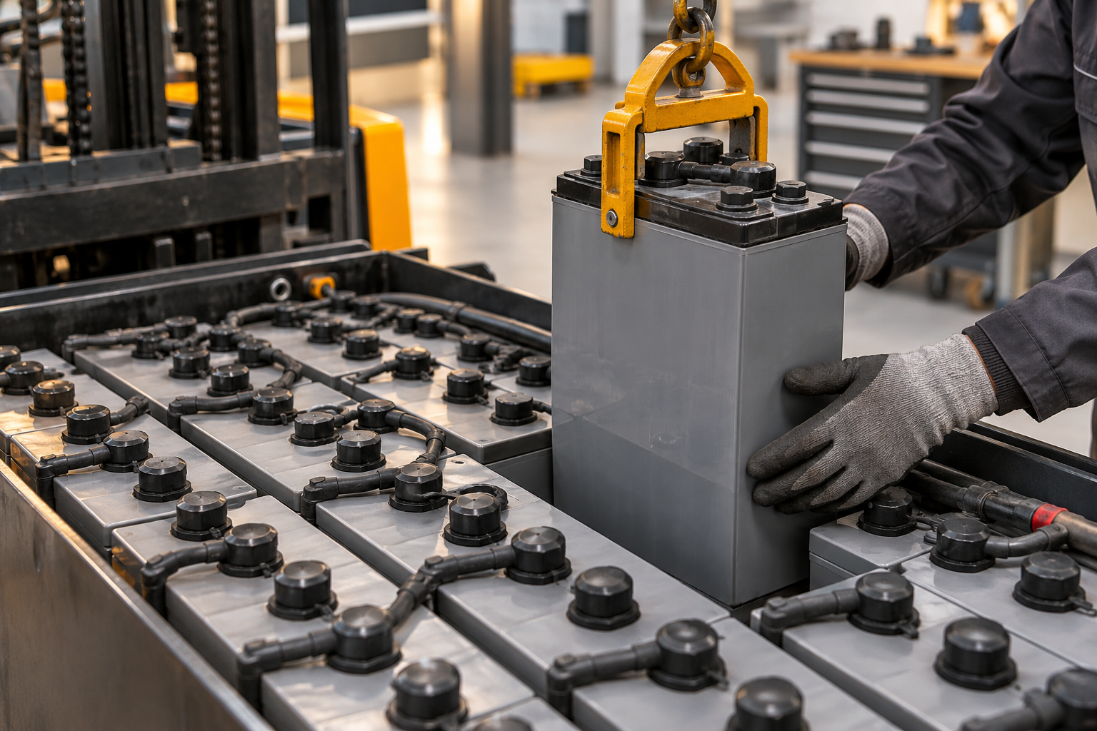 Forklift Akü Hücre Değişimi | AVO Akü